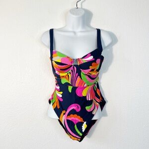 NEW Trina Turk Palms Paradise One Piece Swimsuit Size 6